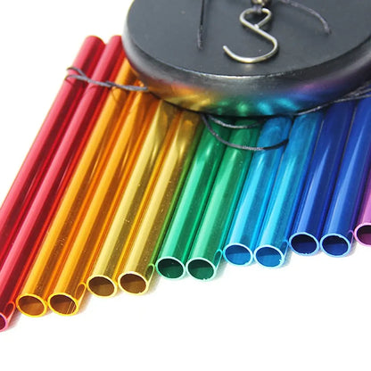Beautiful and Soothing Musical Wind Chime with 12 Tubes and Bells