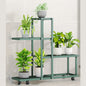 Indoor Outdoor, Wrought Iron Plant Stand w/Wheels