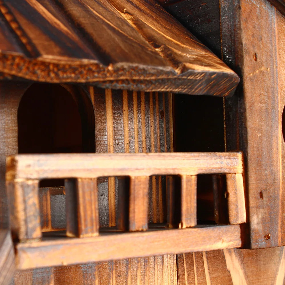 Wooden Hanging Bird House