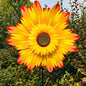 4PCS Outdoor Colorful Sunflower Wind Spinner Stake