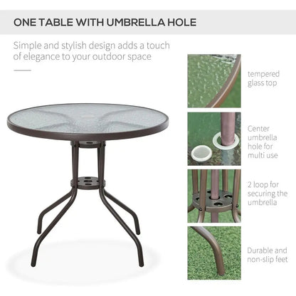 6 Piece Patio Dining Set or 4 with Umbrella