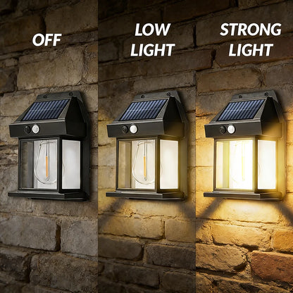 4/2-Pack Outdoor Solar Wall Lights