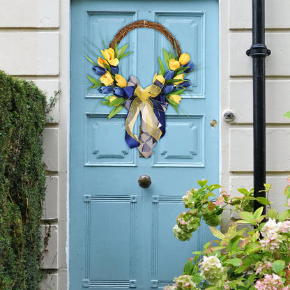 Tulip Spring Wreath