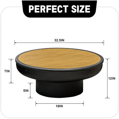 32in Outdoor Wood Burning BBQ Grill Firepit Bowl with Cover Lid