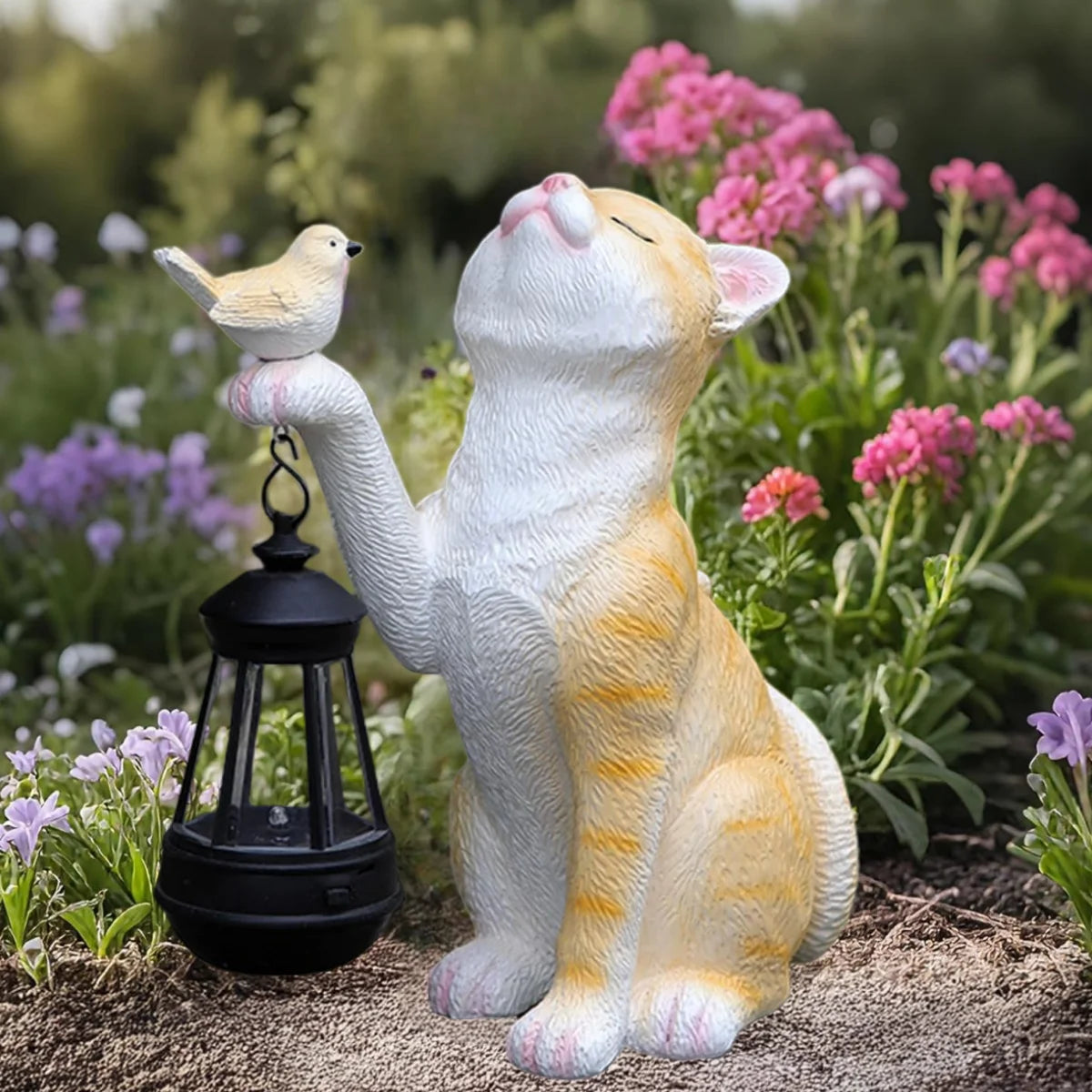 10.5inch Outdoor Garden Solar Statue Light