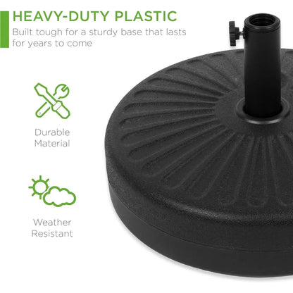 Fillable Umbrella Base Stand Round  Plastic