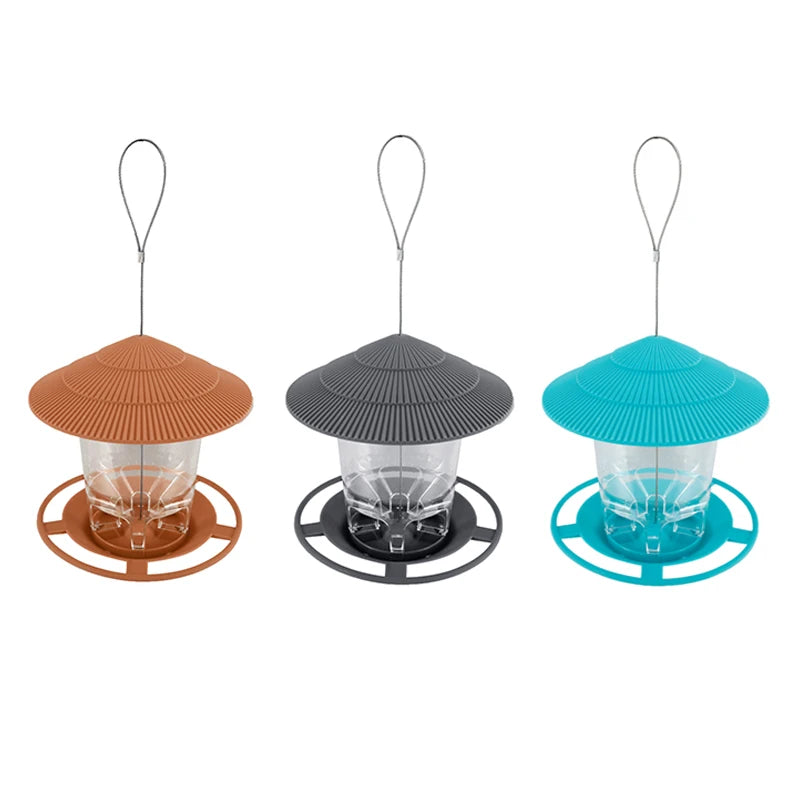 Garden gazebo hanging wild bird feeder