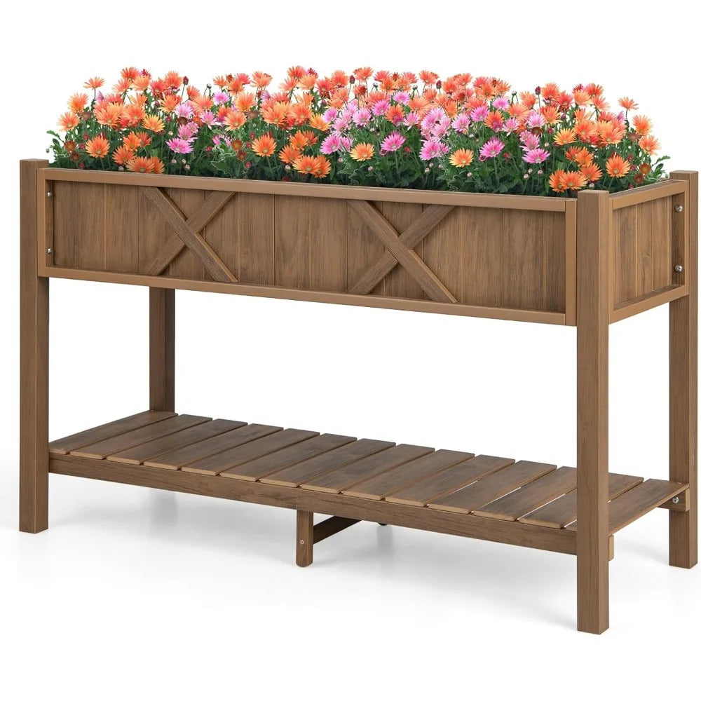 Raised Garden Bed, Elevated Planter Box w/Legs