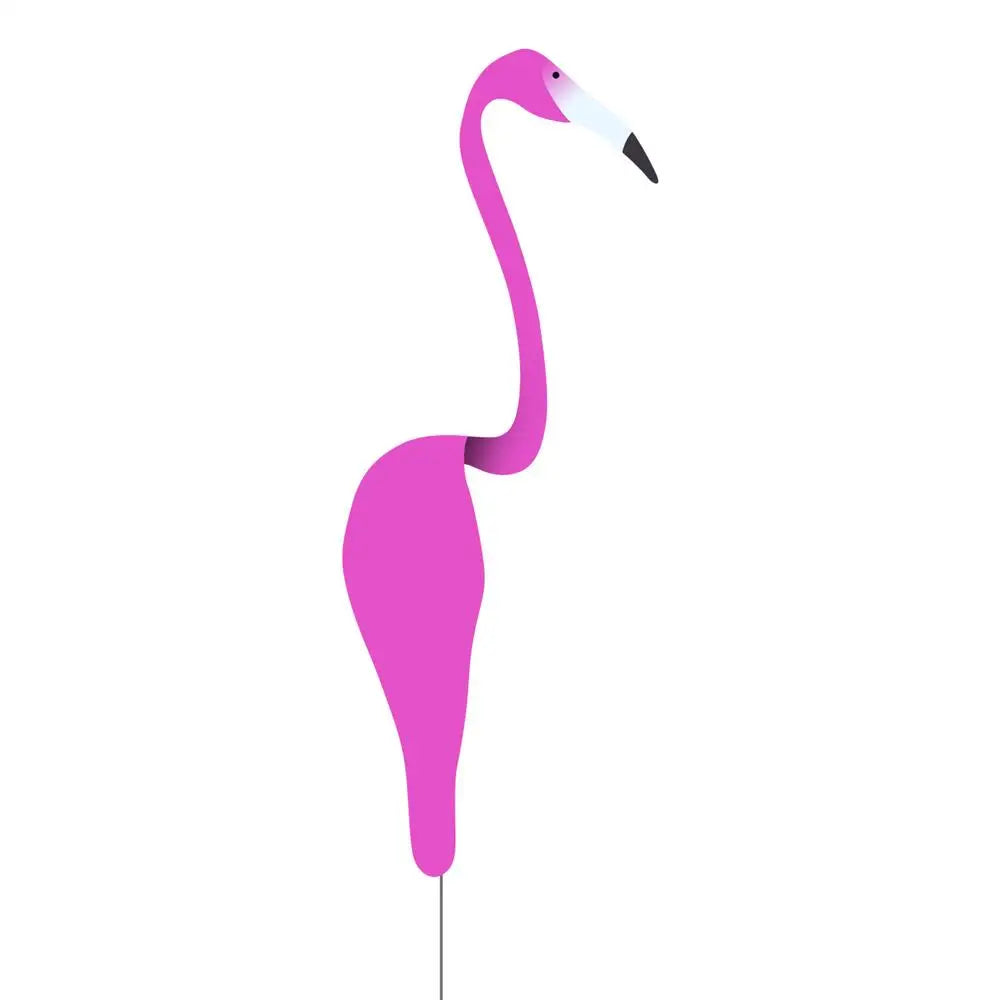 Flamingo Wind Spinner Garden Stake