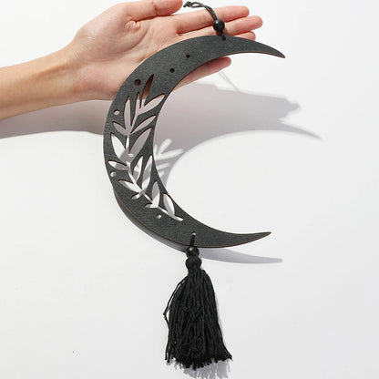 Wooden Moon Phase Garland Wall Hanging