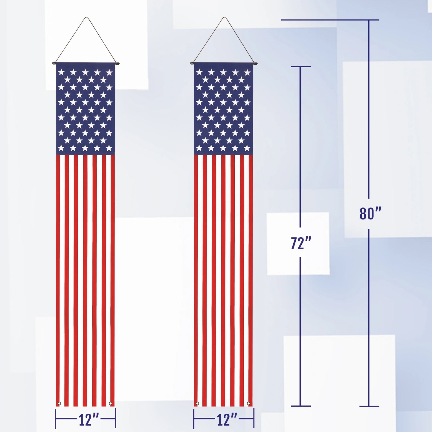 American Flag Door Banners
