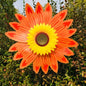 4PCS Outdoor Colorful Sunflower Wind Spinner Stake