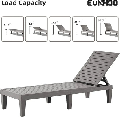 Outdoor Chaise Lounge Set of 2