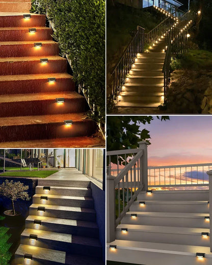16-Pack Outdoor Solar Deck Lamp For Outdoor Stairs, Steps, Fences, Yards, Patios And Paths