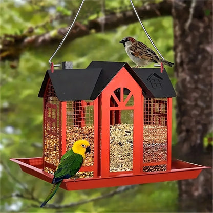 metal mesh wild bird feeder