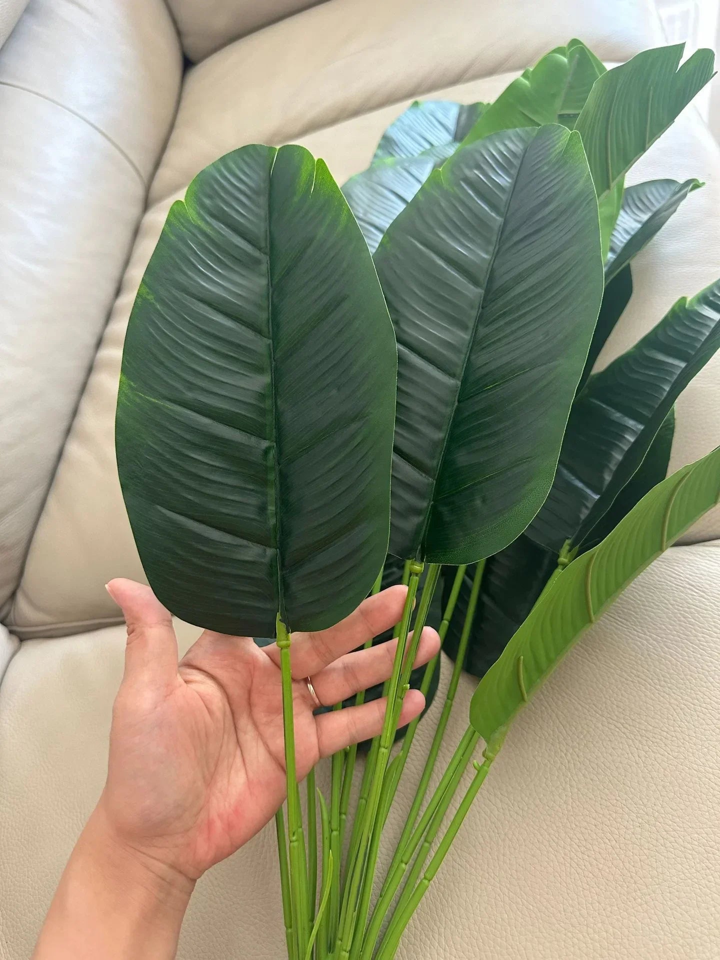 1pc 18 Leaves Artificial Banana Plant