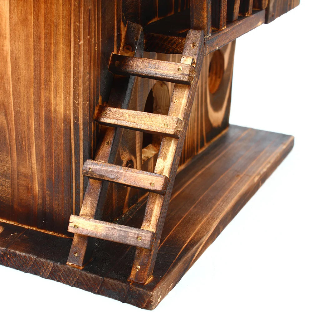 Wooden Hanging Bird House