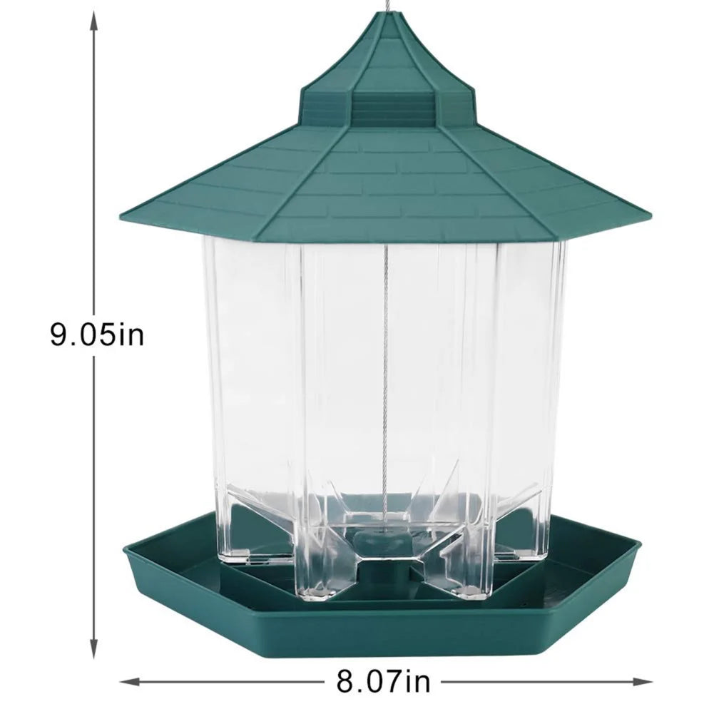 Wild Bird Feeders for Outside Rust Proof Hanging Feeders