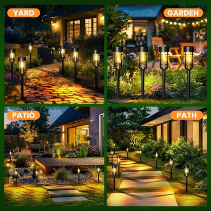 4 Pack Outdoor Waterproof Solar Landscape Lights