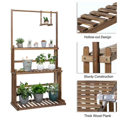 Heavy Duty Hanging Plant Stand for Indoor Outdoor