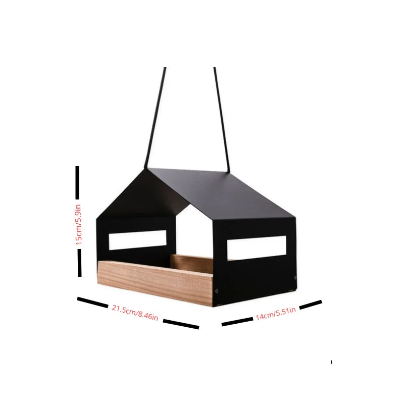Metal house Modern bird feeder