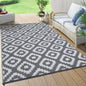 Modern Geometric Reversible Waterproof Outdoor Rug