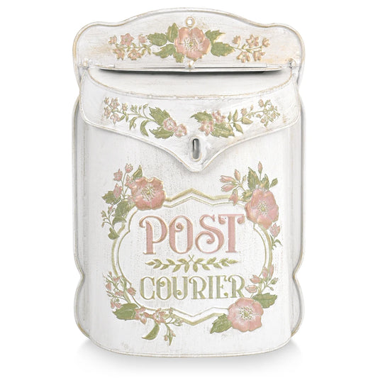 Retro Style Outdoor Metal Wall Mounted Mailbox