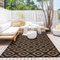 Modern Geometric Reversible Waterproof Outdoor Rug
