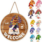 All Season Interchangeable Gnome Welcome Sign