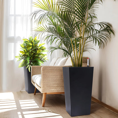 Large Plant Pots with Drainage Holes＆ Water Level Monitor