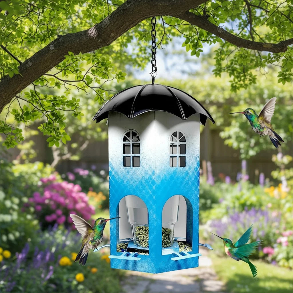 Outdoor Castle Style Bird Feeder
