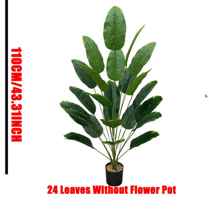 1pc 18 Leaves Artificial Banana Plant