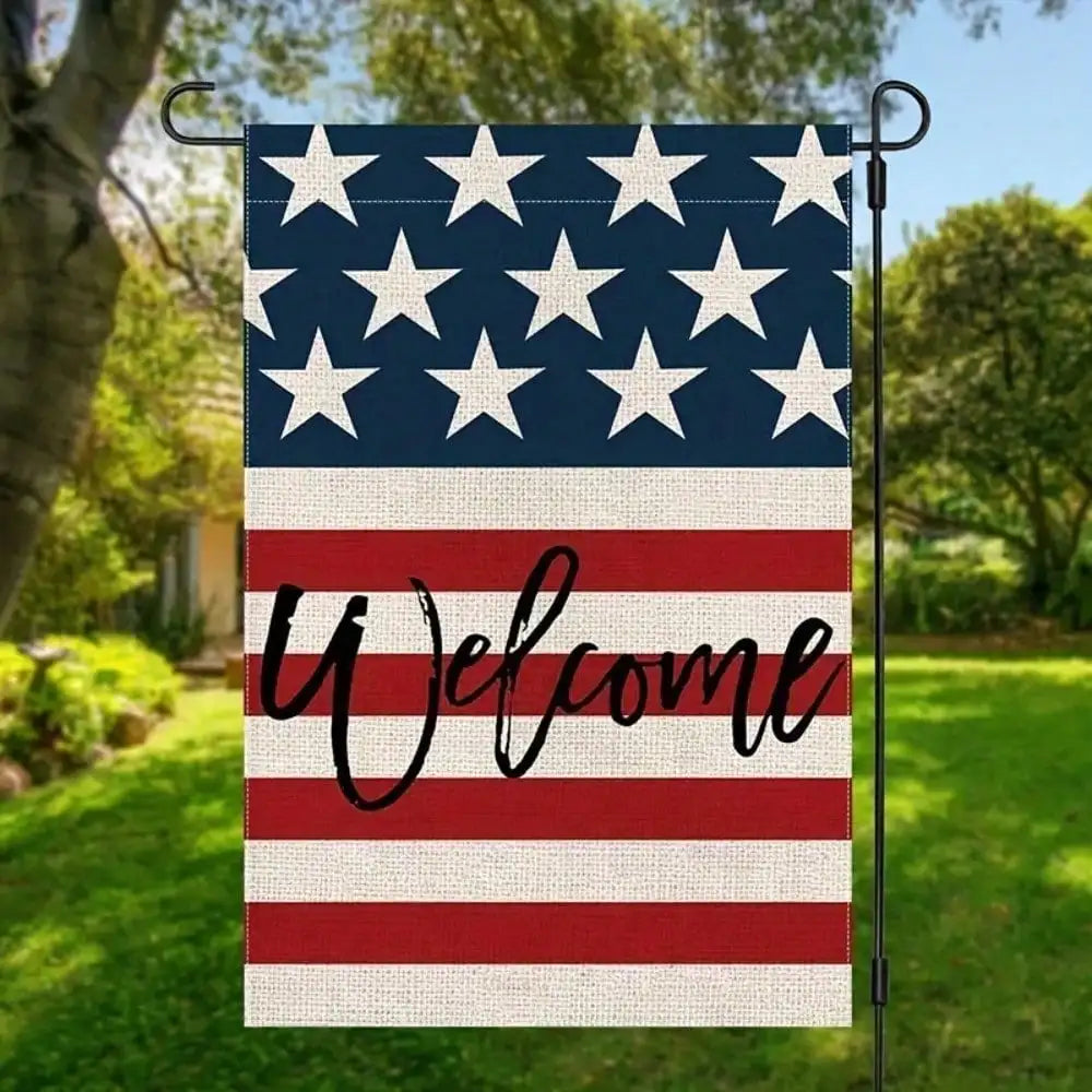 1pc Patriotic July 4th Garden Flag