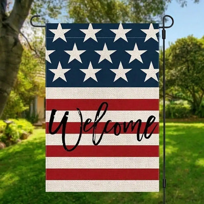 1pc Patriotic July 4th Garden Flag