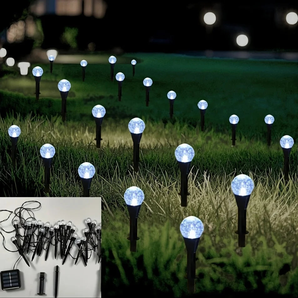 30 Bubble Ball Solar Outdoor Lights