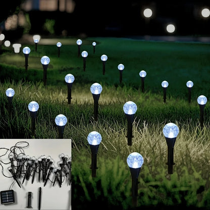 30 Bubble Ball Solar Outdoor Lights