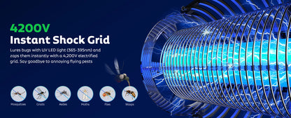 Outdoor Waterproof Solar Bug Zapper