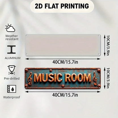 Flat Rustic Iron Vintage Metal Sign