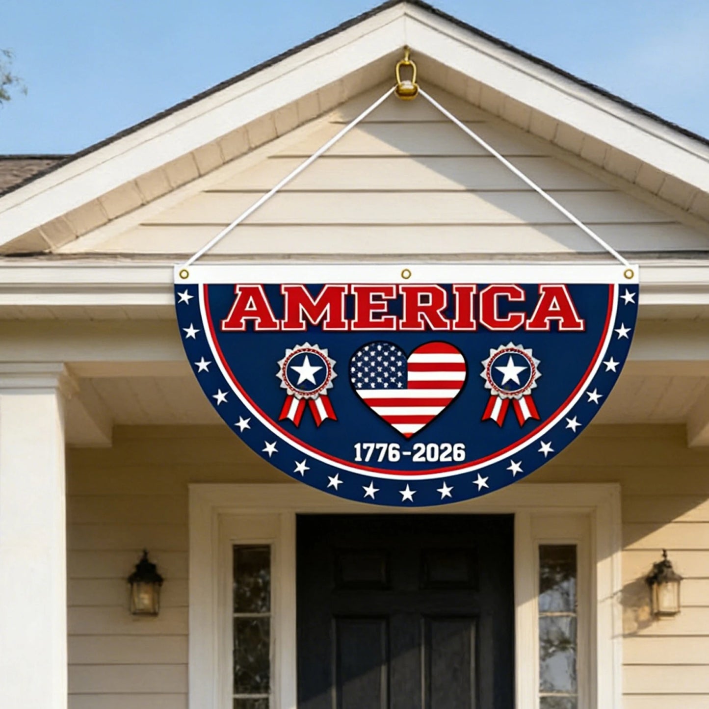 250th Anniversary Patriotic Bunting Flags