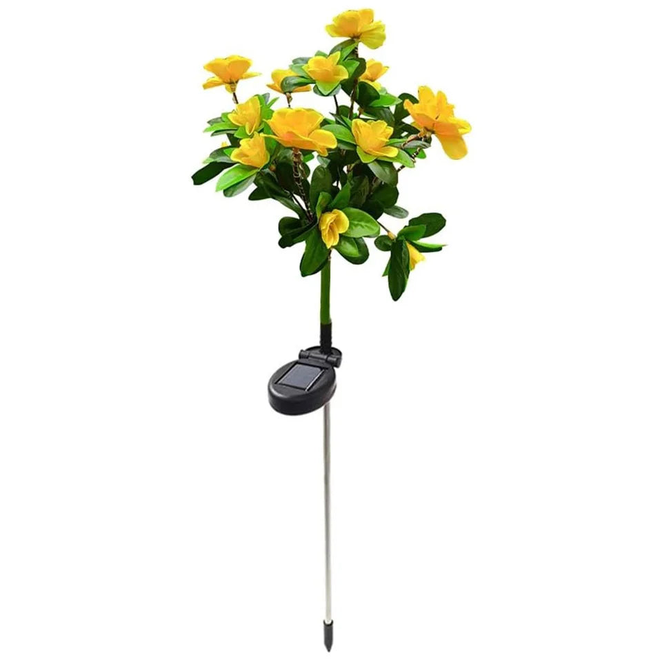 LED Solar Light Waterproof Azalea Flowers