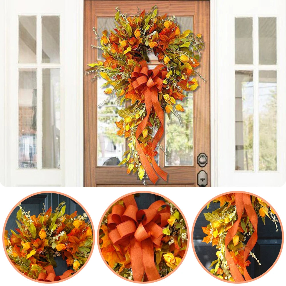 Autumn Maple Leaf Wreath