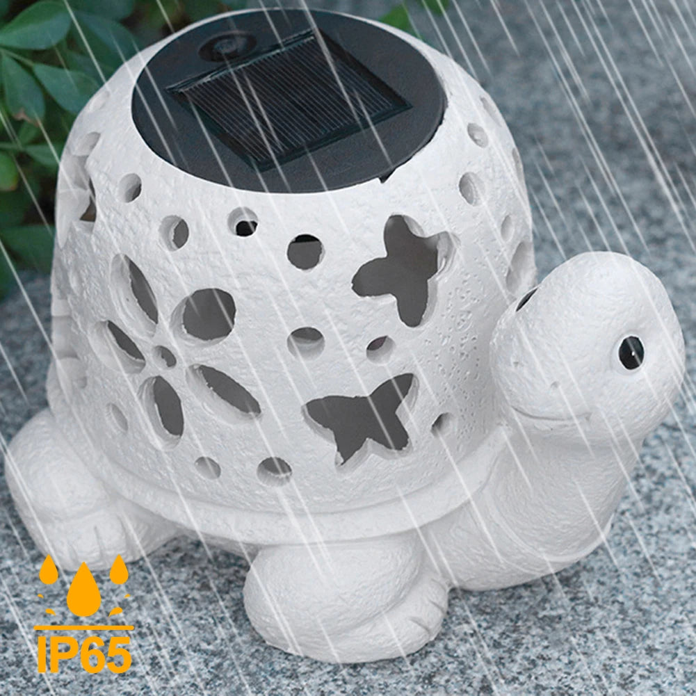 Solar Turtle Statue Light