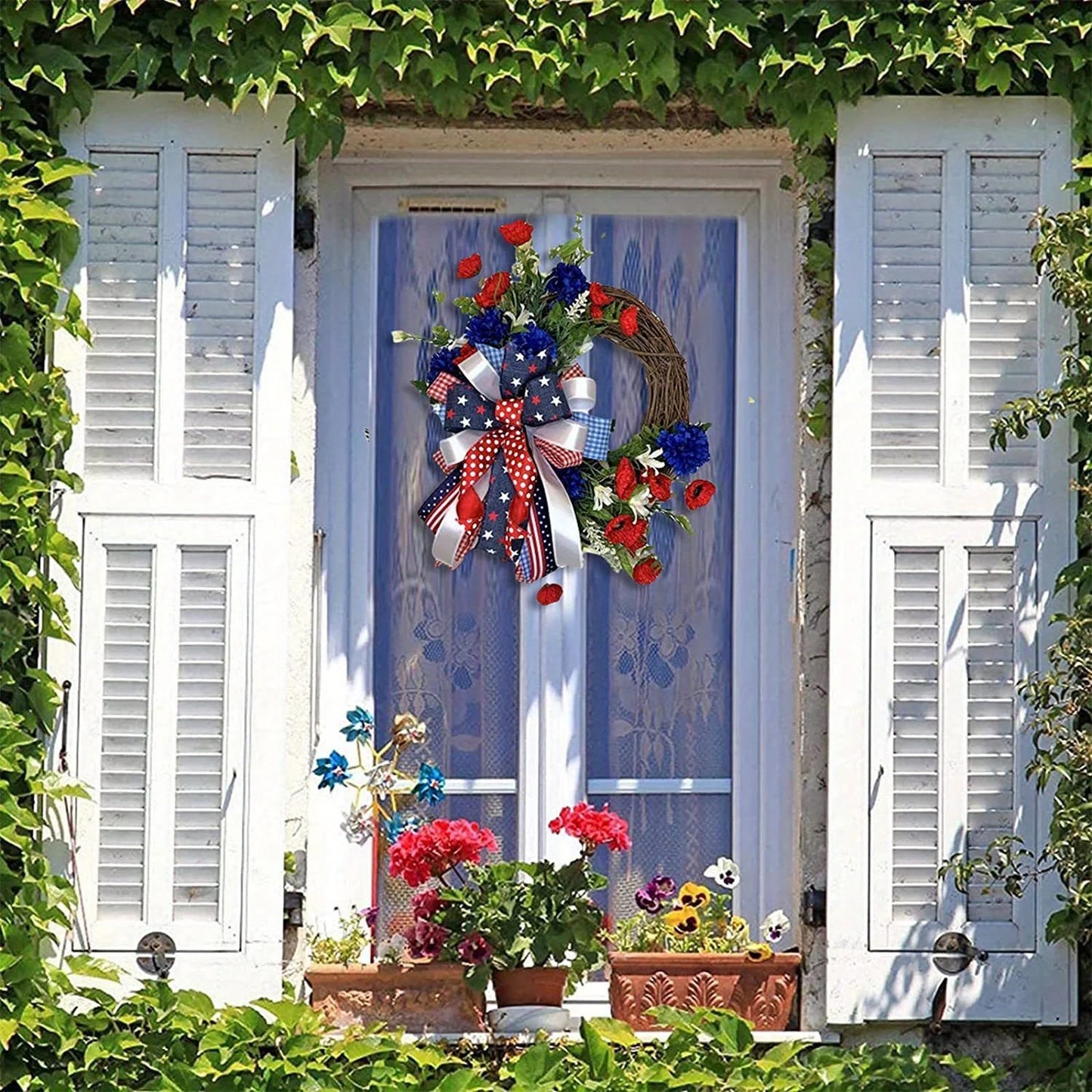 4Th of July Wreath for Front Door