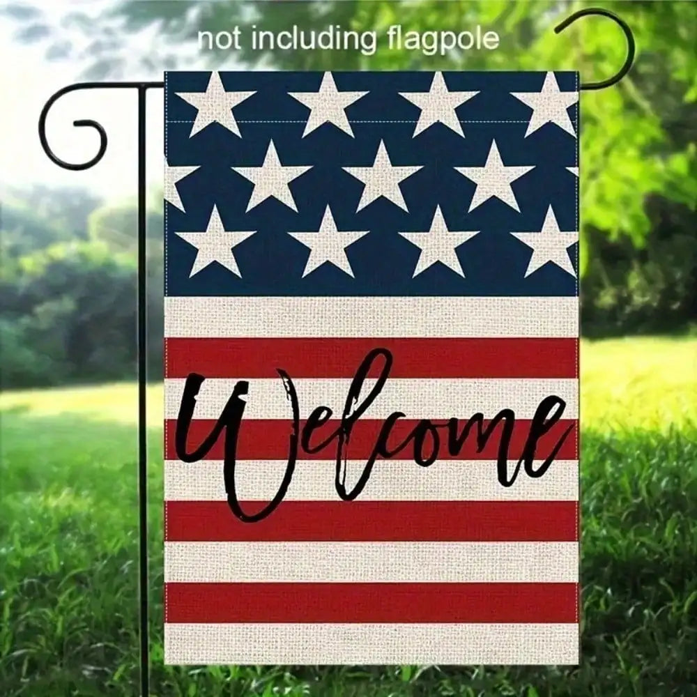 1pc Patriotic July 4th Garden Flag