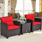 3-Piece Wicker Patio Furniture Set