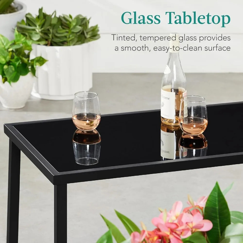 4-Piece Outdoor Textilene Patio Conversation Set