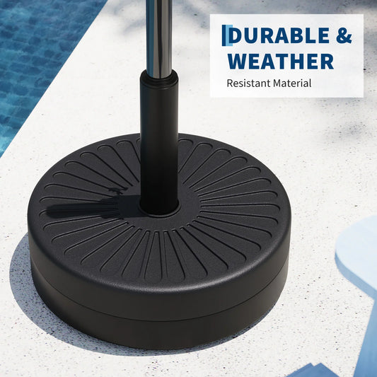 Heavy-Duty Water-Filled Patio Umbrella Base Stand