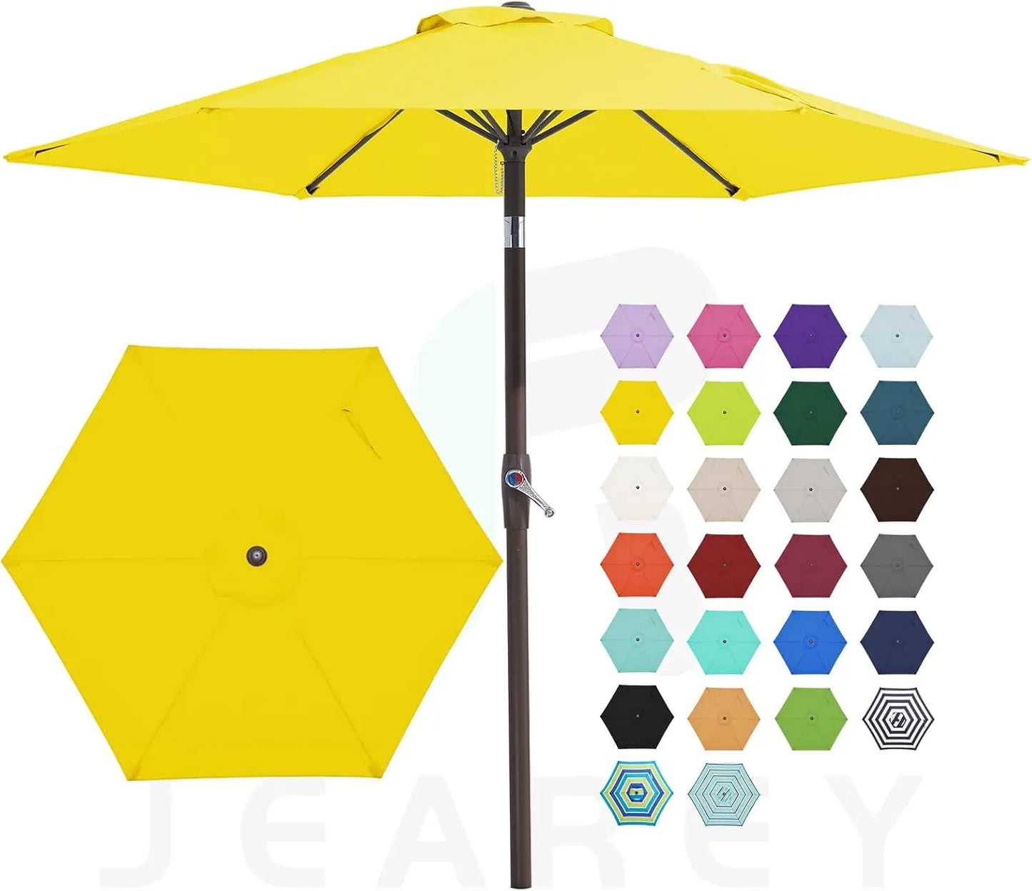 7.5FT Outdoor Patio Umbrella with Tilt and Crank