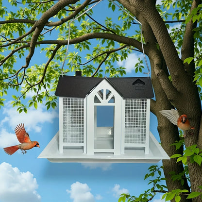 metal mesh wild bird feeder