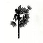 Rustic Butterfly Garden Art Outdoor Metal Sculpture